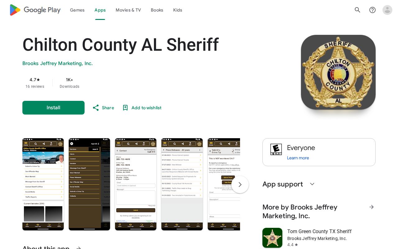Chilton County released inmate mugshots app source for sheriff inmate information