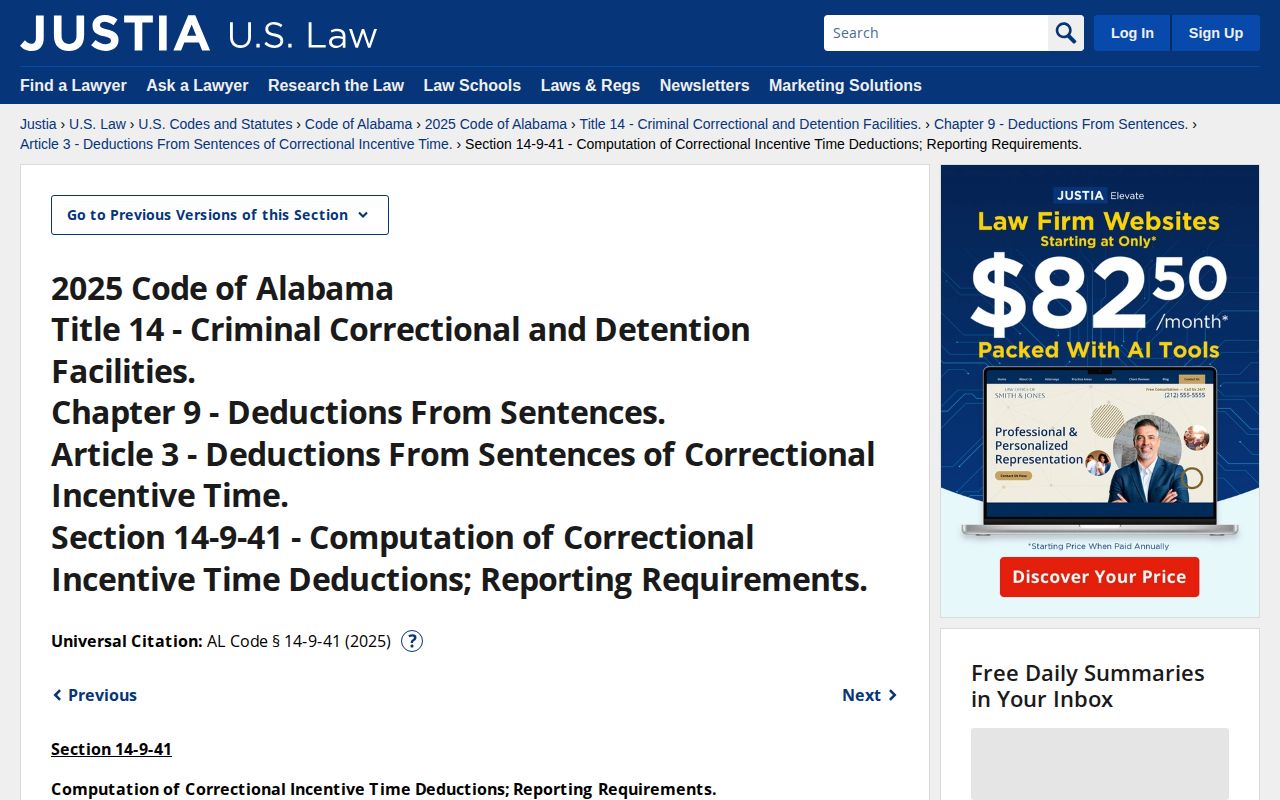 Chilton County projected release date correctional incentive time statute